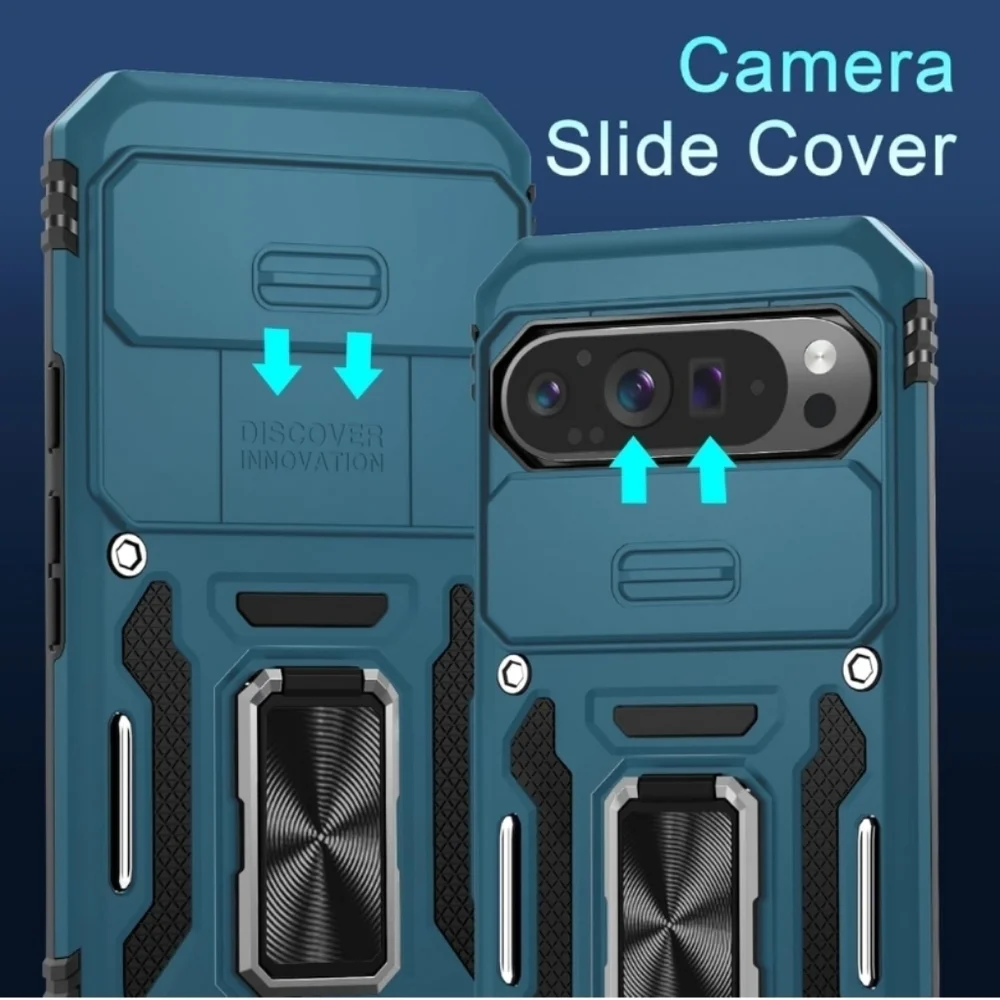DEERLAMN Protective Cover Case for Google Pixel 9 Pro XL Light Blue (New)